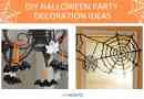Diy halloween party dekoration idéer