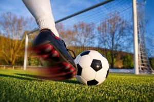 Hur stort är målet i fotboll