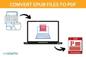 Hur man konverterar en epub-fil till pdf