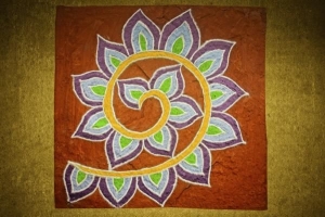 Hur man designar rangoli för diwali