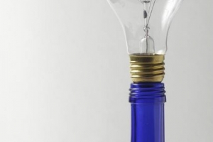Hur man gör en diy-flasklampa
