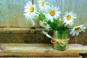 Hur man gör en blomkruka av avfallsmaterial - 6 diy-tutorials