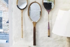 Hur man gör en spegel av ett tennisracket