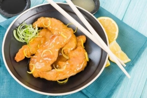 Hur man gör kinesisk citronkyckling