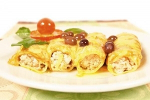 Hur man gör creamy chicken cannelloni