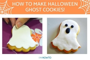 Hur man gör halloween ghost cookies