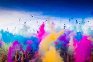 Hur man gör holi color powder hemma