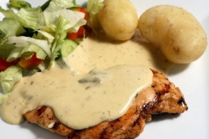 Hur man gör porcini svamp gräddsås