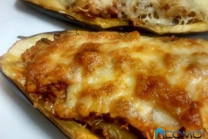 Hur man gör tonfisk fylld aubergine