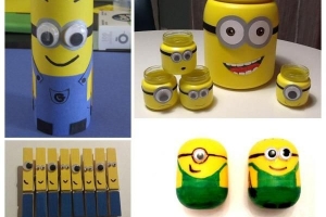 Hur man gör din egen minionkonst och hantverk