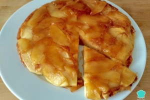No-bee apple upside down cake recept